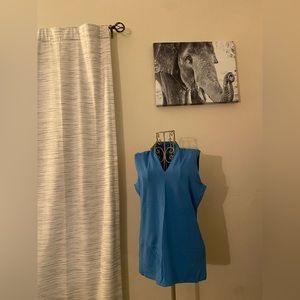 Talbots Bright Blue Buttery Soft Sleeveless Top, Size Small